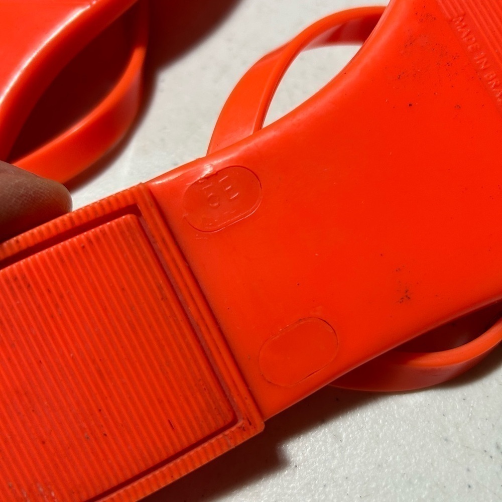Melissa Harmonic + Jason Wu Tangerine Sample Size 5 US Sandals - Picture 5 of 6